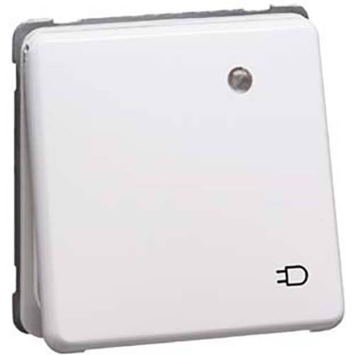 PEHA by Honeywell Schutzkontakt-Steckdose mit Klappdeckel Weiß 482241 1 St.