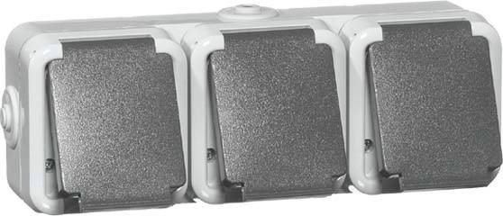 PEHA by Honeywell Komplett Steckdose Grau 295341 1 St.