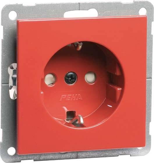 PEHA by Honeywell 1fach Einsatz Steckdose Rot 19021 1 St.