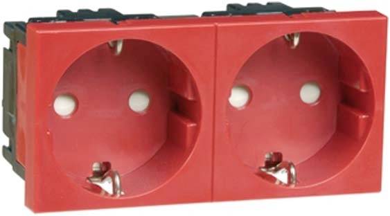 PEHA by Honeywell 1fach Einsatz Steckdose Rot 402711 1 St.