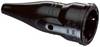 1St. ABL 1479090 Schuko-Kupplung IP44 Gummi 1,5² schwarz