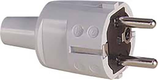 ABL SCHUKO-Stecker Kst IP20 ger ws 1418080 Schraubkl-1