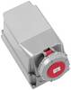 ABL GmbH CEE Wandsteckdose 63A/5P/400V/6h,rot D53S37