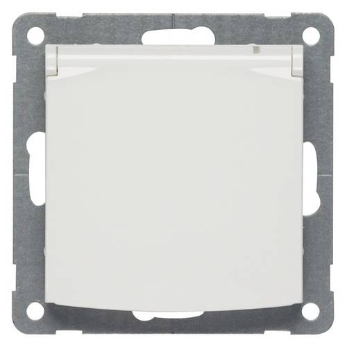 PEHA by Honeywell Einsatz Steckdose mit Klappdeckel Weiß 318831 10 St.