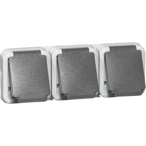 PEHA by Honeywell 1fach Komplett Steckdose Grau 312771 2 St.