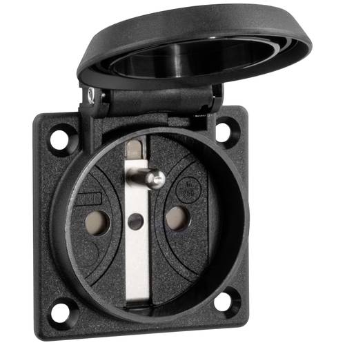 ABL Sursum 1662002 Einbau-Steckdose IP54 Schwarz