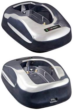 iSafe MOBILE IS-DCTH1.1 Tischladestation Set Barcode-Scanner-Ladestation    Schwarz Hand-Scanner