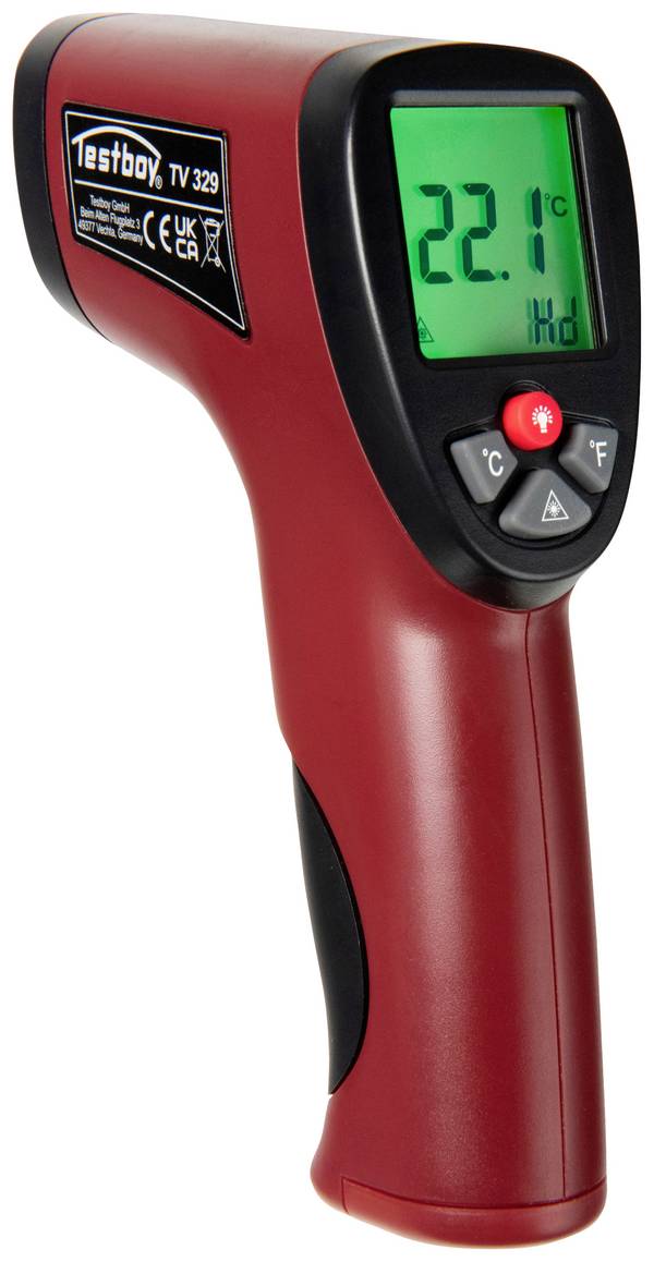 Testboy TV 329 Infrarot-Thermometer   Optik 12:1 -50 - +550 °C