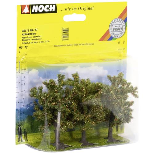 NOCH 25113 Baumpackung Apfelbaum 80 mm 3 St.