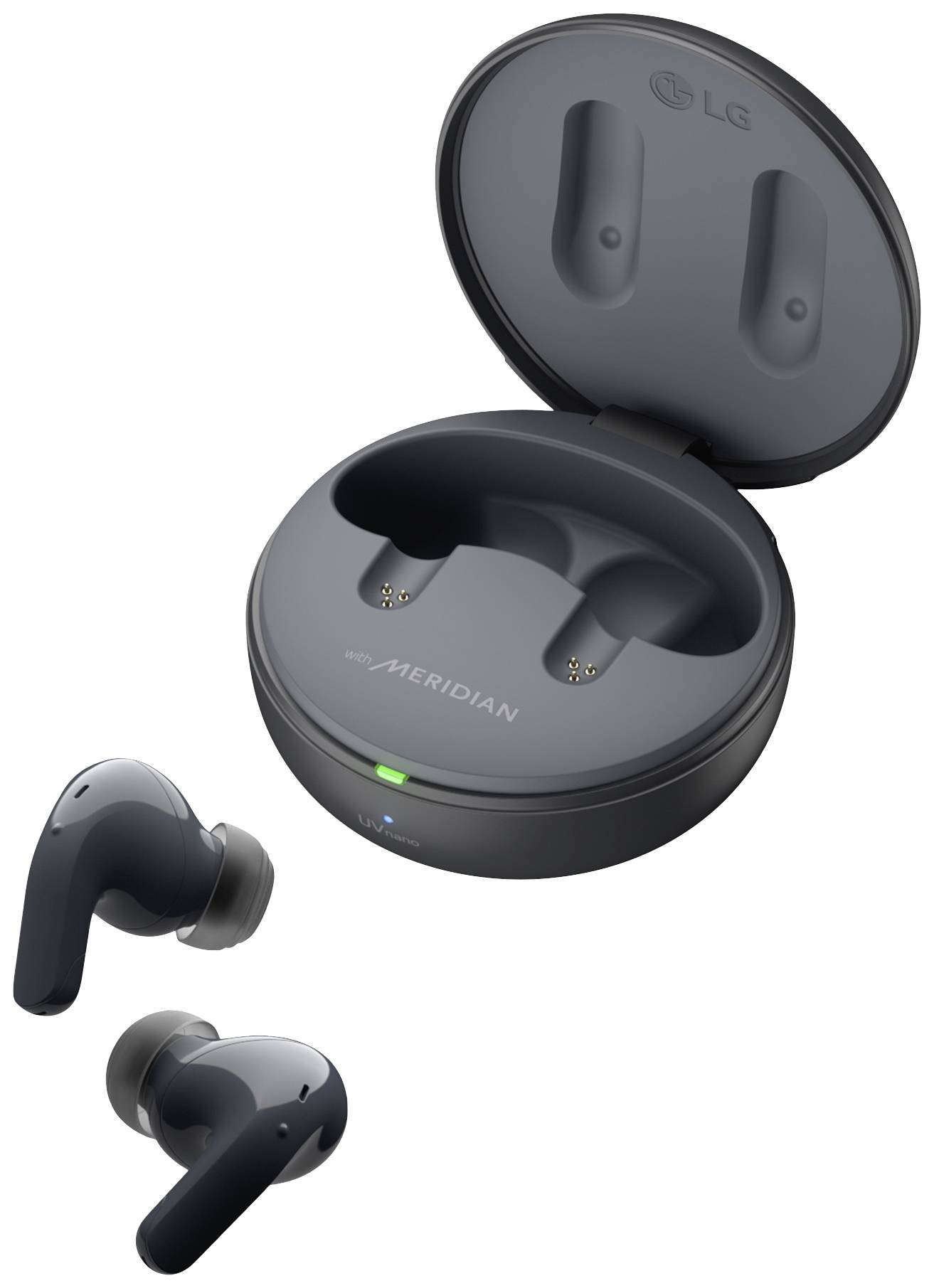 DT60Q Free Electronics Schwarz kaufen Ladecase Ear Stereo Noise In Cancelling Bluetooth® LG TONE Kopfhörer