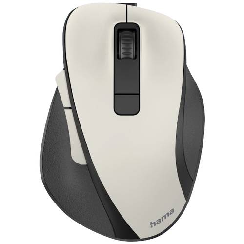 Thumbnail - hama 00173036 Optische 6-Tasten-Funkmaus MW-500 Recharge, Akku, ergonomisch, Cremeweiß