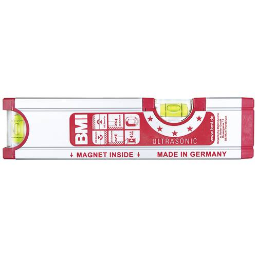 Wasserwaage ULTRASONIC ohne / mit Magnet 692020M Länge 20 cm Ausführung mit Magnet