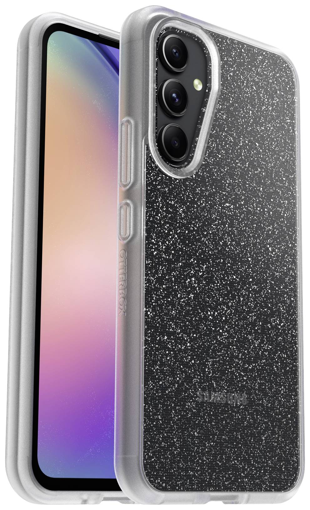 OTTER PRODUCTS OtterBox React Hülle für Samsung Galaxy A54 5G Stardust transparent Schlanke Linien u