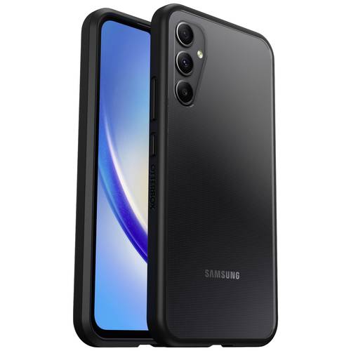 Otterbox React Backcover Samsung Galaxy A34 5G Schwarz, Crystal Induktives Laden, Stoßfest 77-91633