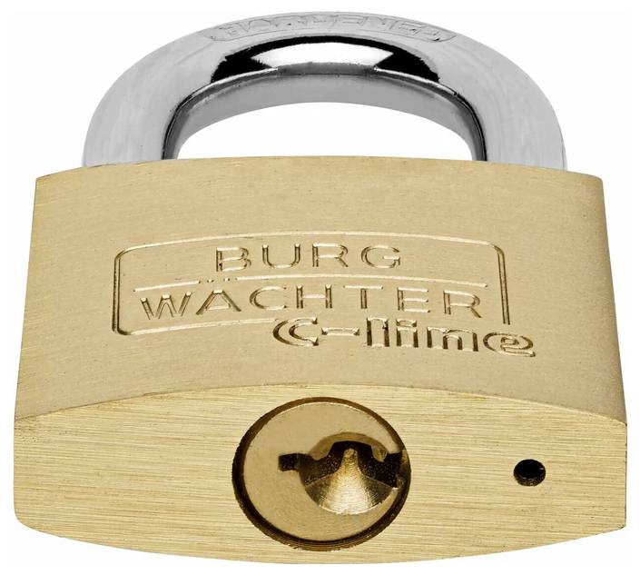 Burg Wächter 29941 Vorhängeschloss 40.00 mm gleichschließend Messing Schlüsselschloss-4