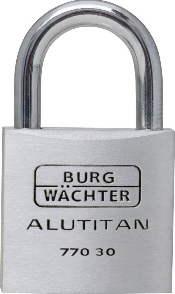 Burg Wächter 36021 Vorhängeschloss 30.00 mm verschieden schließend Aluminium Schlüsselschloss