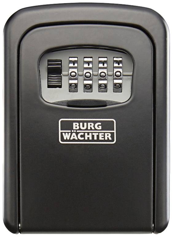 BURG-WÄCHTER Schlüsselbox Key Safe 30, schwarz 4-stelliges Zahlenkombinationsschloss, 10.000 frei wä