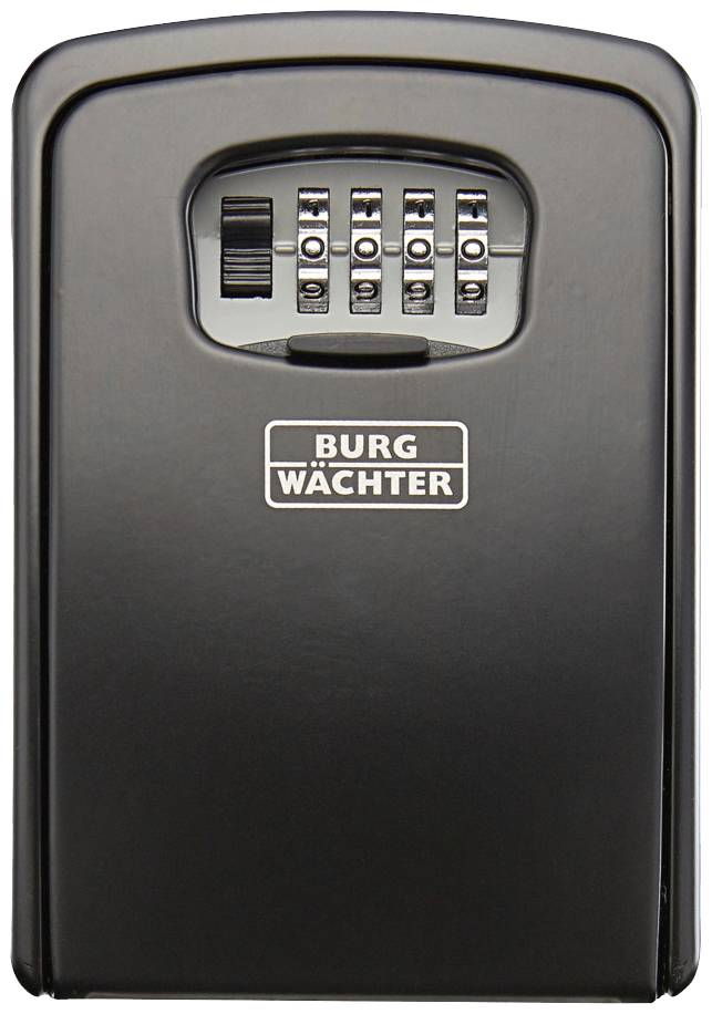 BURG-WÄCHTER Schlüsselbox Key Safe 40, schwarz 4-stelliges Zahlenkombinationsschloss, 10.000 frei wä