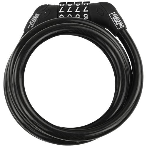 Burg Wächter 1230 C 150 Spiralkabelschloss Schwarz Zahlenschloss