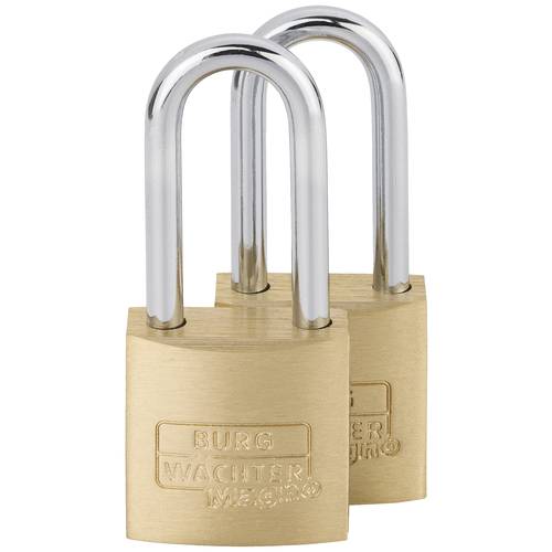 Burg Wächter 29961 Vorhängeschloss 20.00 mm gleichschließend Messing Schlüsselschloss