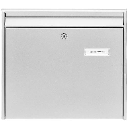 Thumbnail - Burg Wächter 61130 MAIL 5877 SI Briefkasten Stahl Silber Schlüsselschloss