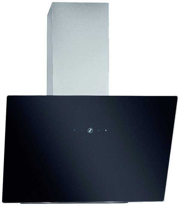 Bomann DU 7606.1 Wand-Dunstabzugshaube 595 mm EEK: A++ (A+++ - D)  Inox, Schwarz