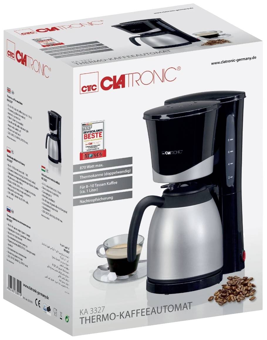 CLATRONIC - Thermo-Kaffeeautomat KA 3327 schwarz-1
