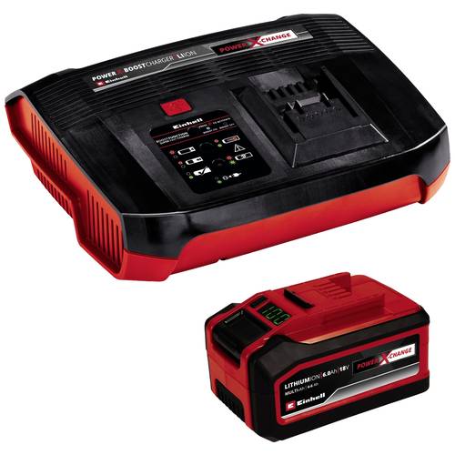 Einhell 4512143 18V 4-6Ah & 6A Boostcharger PXC Power X-Change PLUS Werkzeug-Akku und Ladegerät 18 V 6 Ah Li-Ion