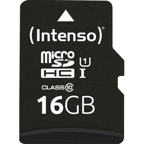 Intenso 16GB microSDHC Performance microSD-Karte 16 GB Class 10 UHS-I Wasserdicht