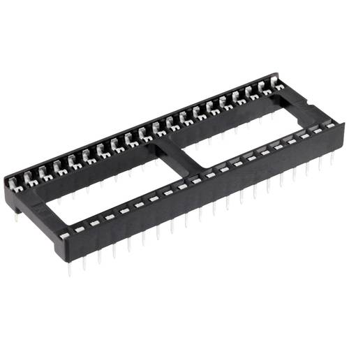 Connfly DS1009-40AT1WS-0B2 IC-Fassung Rastermaß: 2.54 mm Polzahl: 40 1 St. Tube