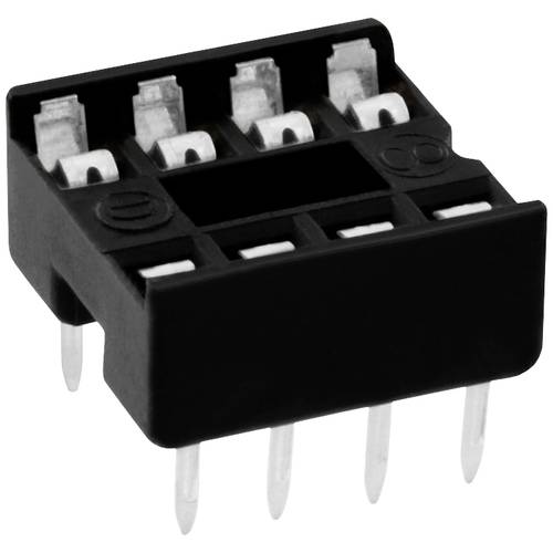 Connfly DS1009-08AT1NX-0A2 IC-Fassung Rastermaß: 2.54 mm Polzahl: 8 1 St. Tube