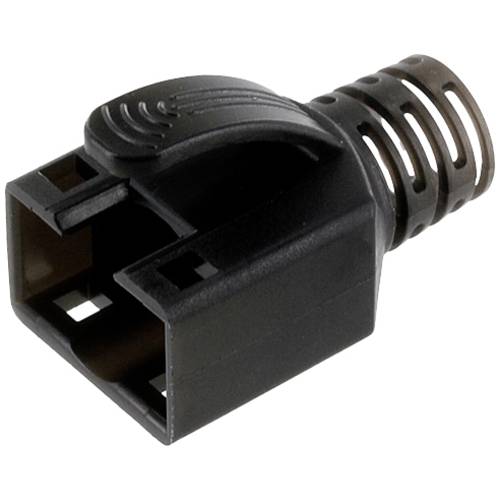 econ connect KSC6ASW Knickschutz für Cat.6a Stecker schwarz KSC6ASW Knickschutztülle Schwarz 1 St.