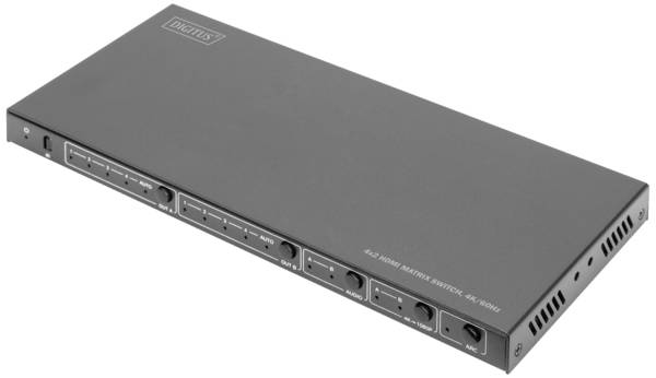 DIGITUS - 4x2 HDMI Matrix Switch, 4K/60Hz