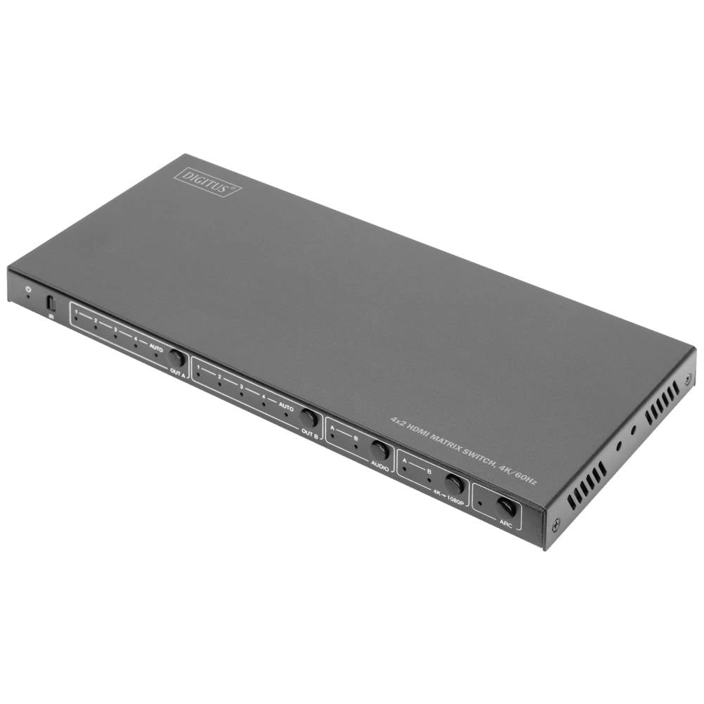 Digitus DS-55509 HDMI Adapter [4x HDMI-bus 2x HDMI-bus] Zwart Geschikt voor HDMI, High Speed HDMI, U