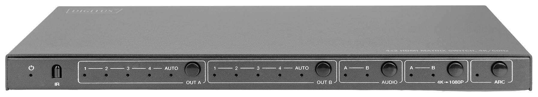 DIGITUS - 4x2 HDMI Matrix Switch, 4K/60Hz-2