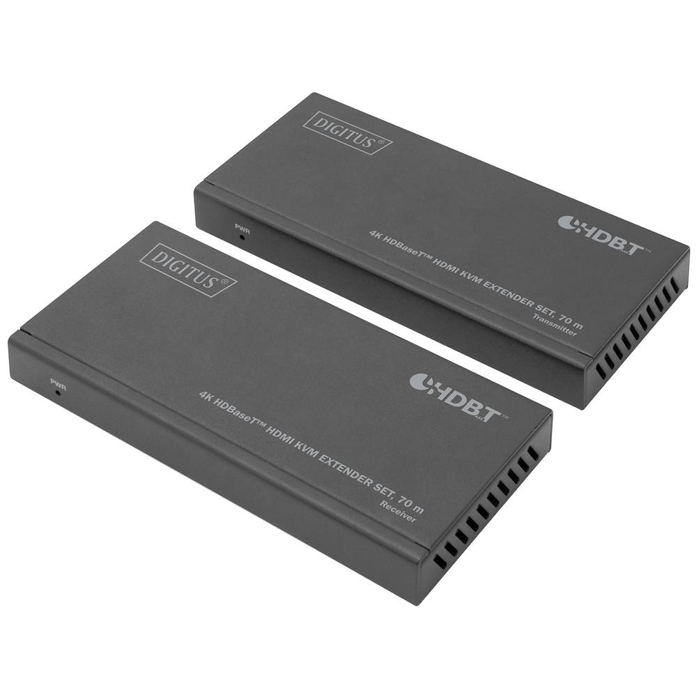 Digitus DS-55512 HDMI Adapter [1x HDMI-bus 1x HDMI-bus] Zwart Geschikt voor HDMI, High Speed HDMI, U