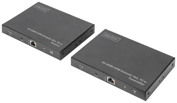 DIGITUS - 4K HDMI KVM Extender Set, 70 m
