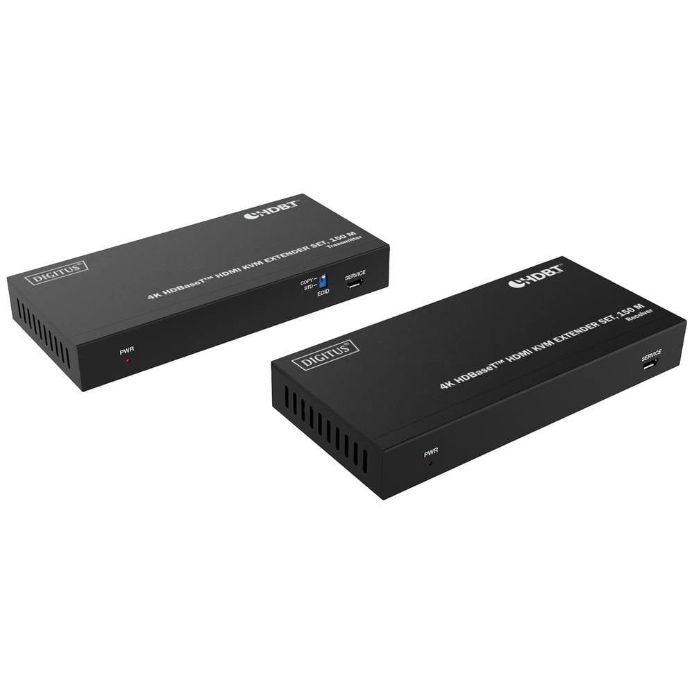 Digitus DS-55522 HDMI Adapter [1x HDMI-bus 1x HDMI-bus] Zwart Geschikt voor HDMI, High Speed HDMI, U
