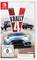 Cover der Nintendo Switch-Spielehülle für 'V-Rally 4'. Zeigt Rallye-Autos, USK-Freigabe 0. Hinweis 'Nur Downloadcode, keine Softwarekarte enthalten'.