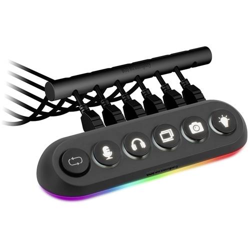 Thumbnail - Streamplify HUB DECK 5 RGB-Controller Schwarz, RGB