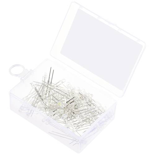 Thumbnail - TRU COMPONENTS LED bedrahtet Reinweiß Rund 3 mm 14400 mcd 30 ° 20 mA 2.7 V, 3.4 V