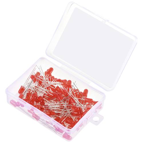 TRU COMPONENTS LED bedrahtet Rot Rund 5 mm 420 mcd 30 ° 20 mA 1.8 V, 2.4 V