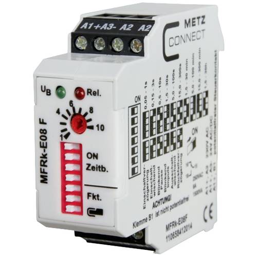 Metz Connect 110658412014 MFRk-E08 F Zeitrelais Multifunktional 230 V/AC 1 St. 1 Wechsler