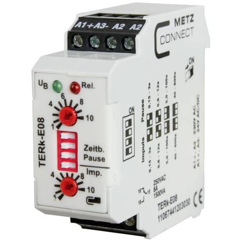 Metz Connect 11067441203030 TERk-E08 Zeitrelais 230 V/AC 1 St. 1 Wechsler
