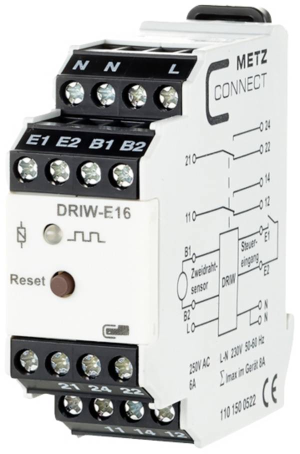 Überwachungsrelais 230 V/AC (max) 2 Wechsler Metz Connect 1101500522 Piece 1 St.