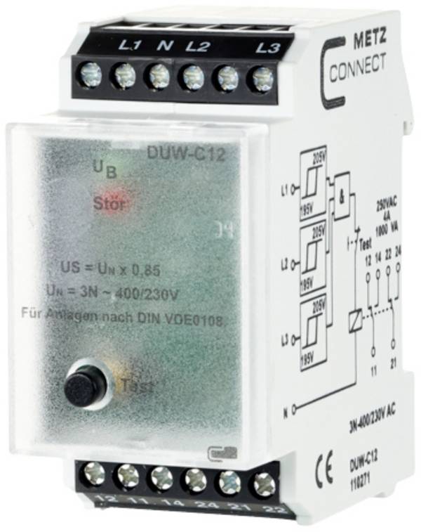 Überwachungsrelais 230 V/AC (max) 2 Wechsler Metz Connect 110271 1 St.