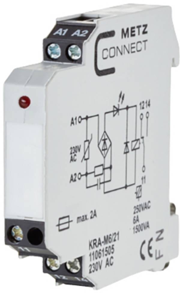 Koppelbaustein 230 V/AC (max) 1 Wechsler Metz Connect 11061505 Piece 1 St.
