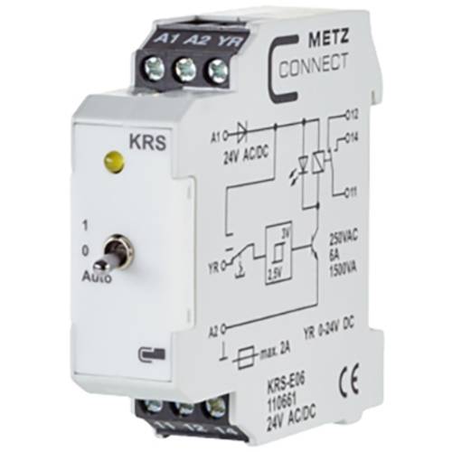 Thumbnail - Schwellwertschalter 24, 24 V/AC, V/DC (max) 1 Wechsler Metz Connect 110661 1 St.