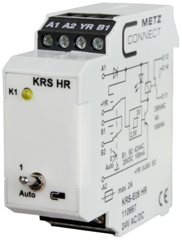 Schwellwertschalter 24, 24 V/AC, V/DC (max) 1 Wechsler Metz Connect 110667 1 St.