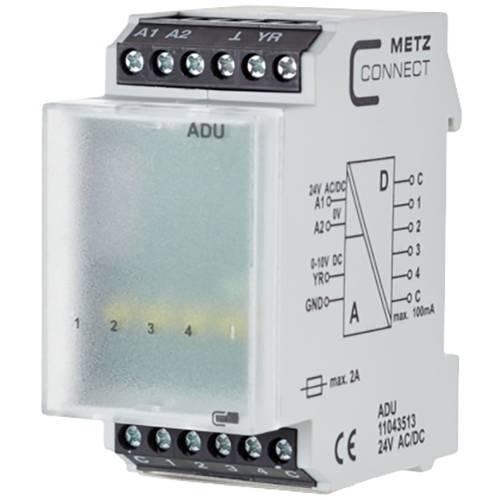 Analog-Digital-Wandler 24, 24 V/AC, V/DC (max) Metz Connect 11043513 1 St.